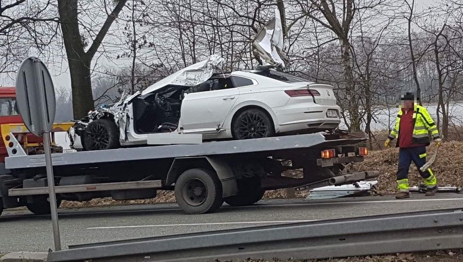 Tragiczny wypadek na dwupasmówce