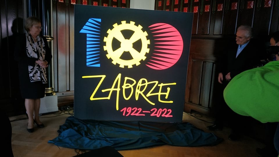 Zabrze pokazało swoje logo na 100-lecie miasta
