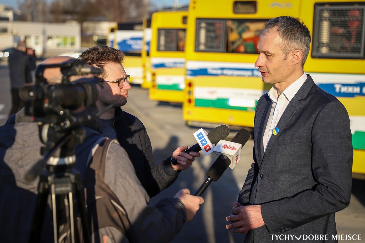 Autobusy z PKM Tychy pojechały do Lwowa [ZDJĘCIA]