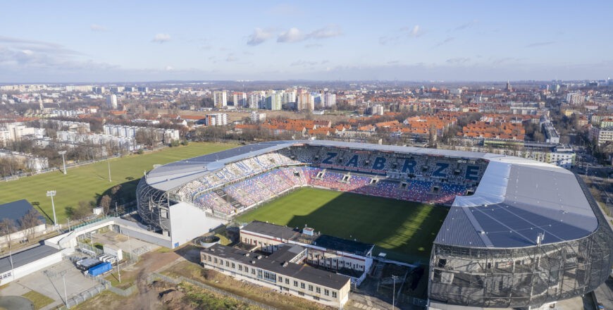 Jedna z trybun stadionu Górnika Zabrze do wyburzenia