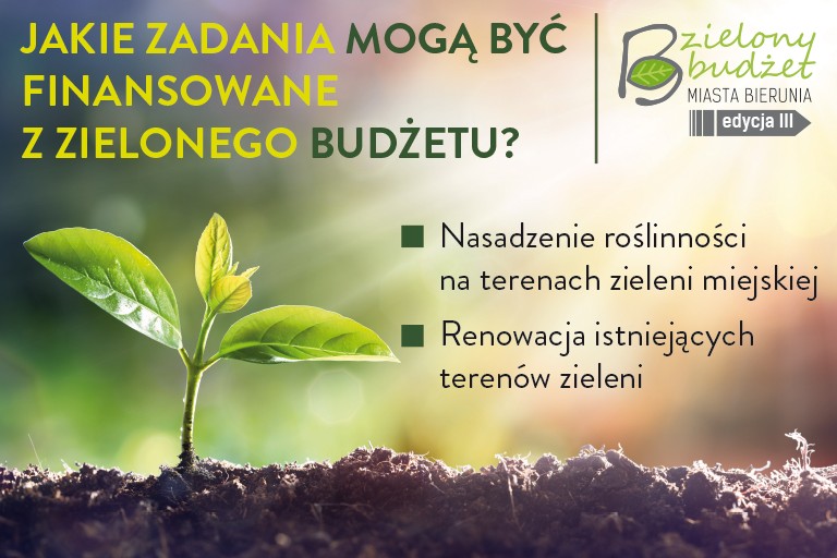 Mieszkańcy mogą zgłaszać projekty do Zielonego Budżetu