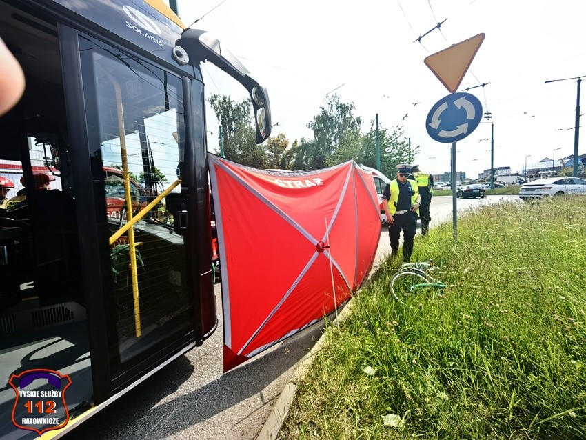 Rowerzystka Kontra Autobus. Na Miejsce Wypadku Wezwano Helikopter