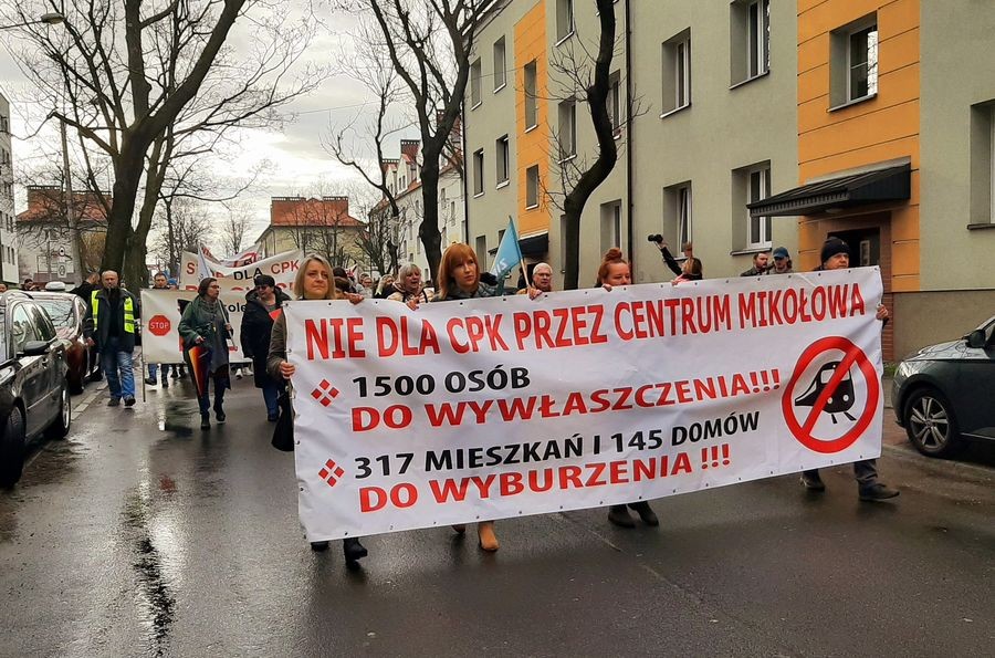 Uliczny Protest W Mikołowie