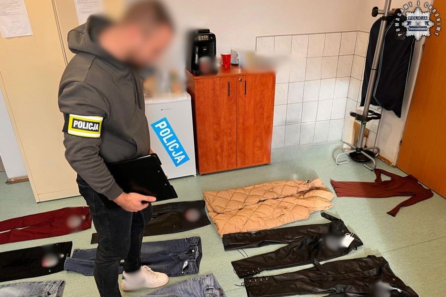 Podróbki w sprzedaży: ubrania, buty, torebki i plecaki nie były markowe 
