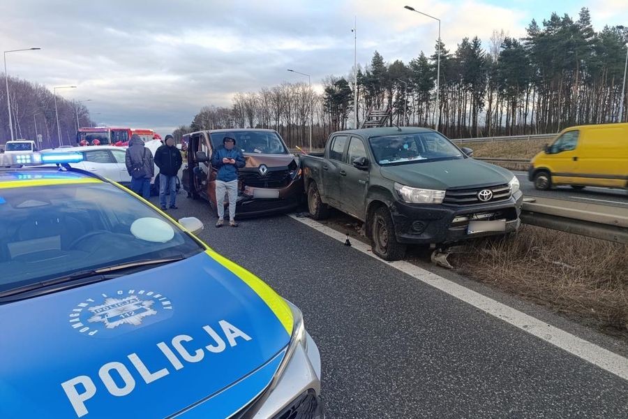 Zakorkowana autostrada - poważny wypadek  na A4
