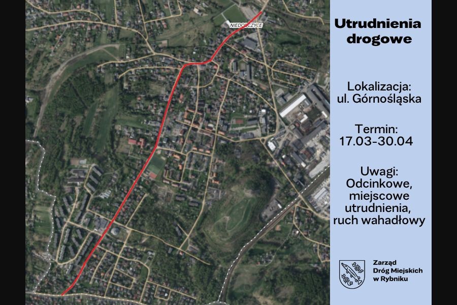 Ruszył Remont Ul. Górnośląskiej: Utrudnienia Będą Do Końca Kwietnia