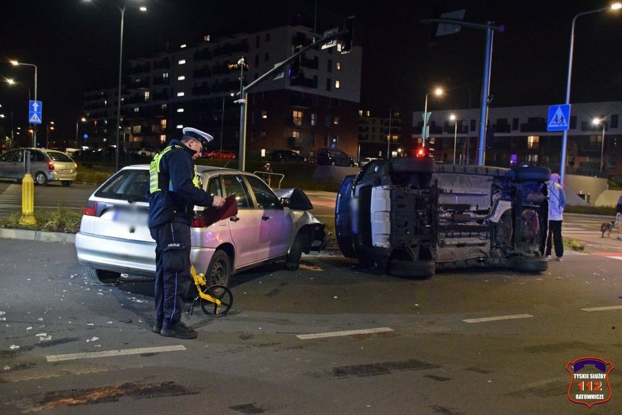 Tychy: sprawca kolizji dostał mandat, drugi kierowca może trafić za kratki