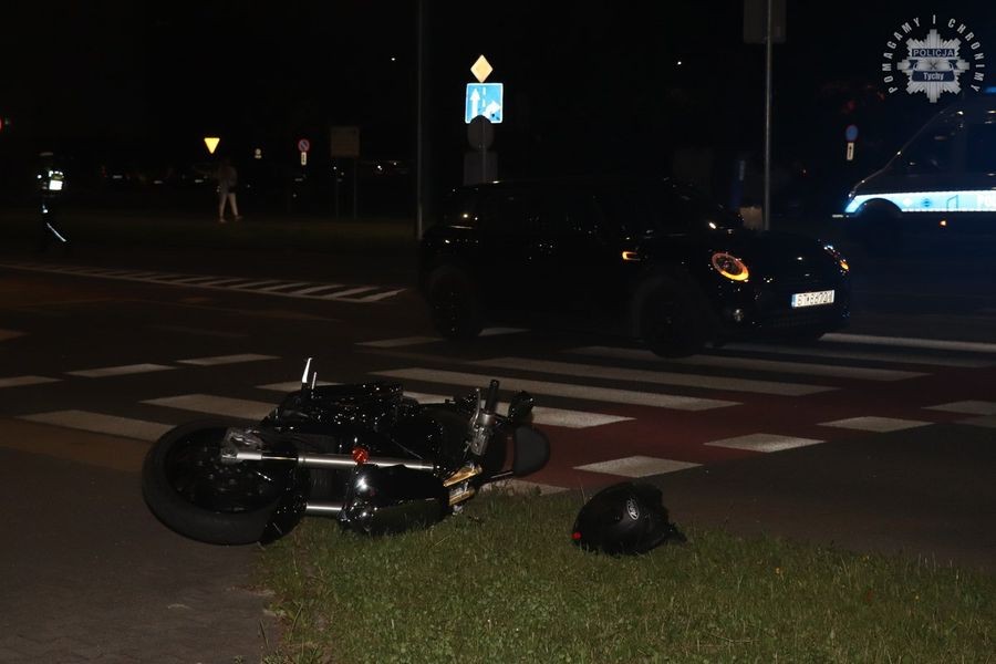 Tychy: Motocyklista Nie Przeżył Wypadku