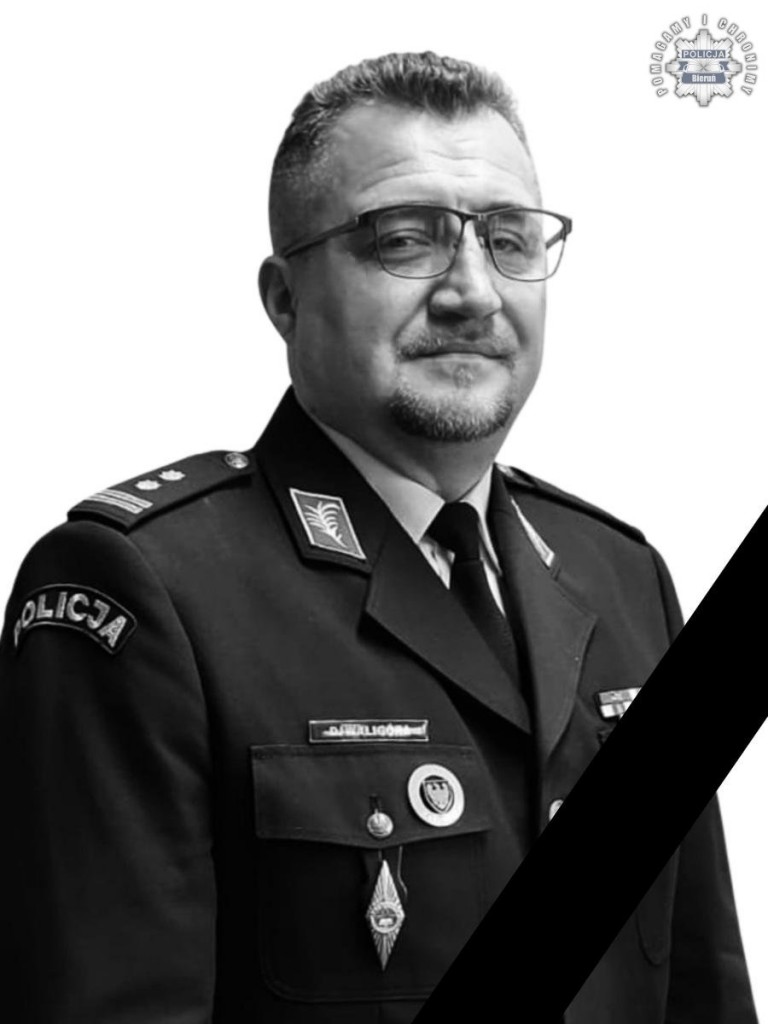 Policjanci w żałobie. W nocy zmarł ich komendant...