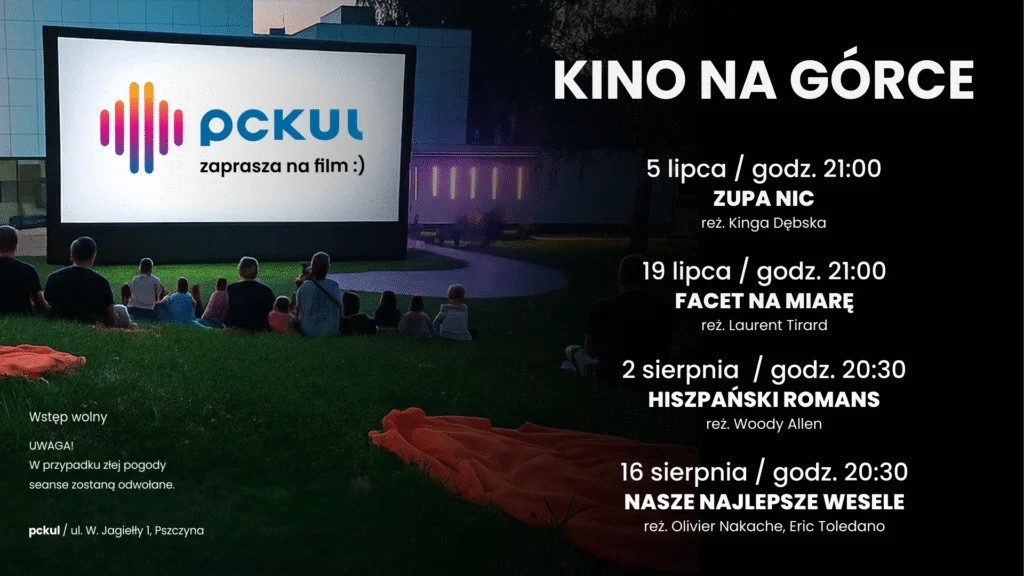 Wakacyjne Kino Na Świeżym Powietrzu