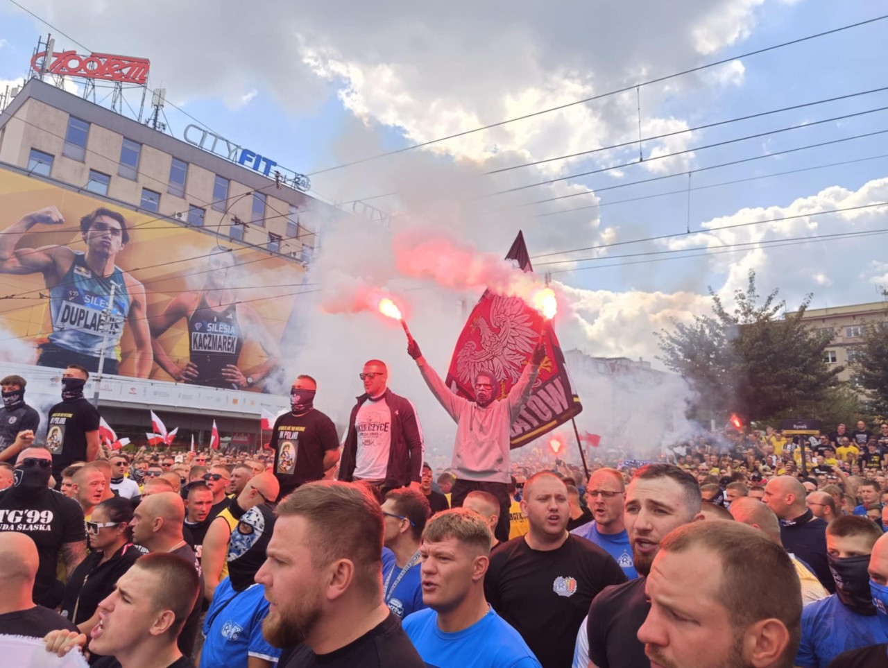 "Stop imigracji!". Potężna manifestacja w Katowicach [ZDJĘCIA]