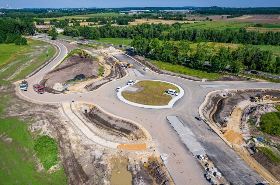 Trwa Budowa Trasy S1 - Nowe Utrudnienia W Bieruniu