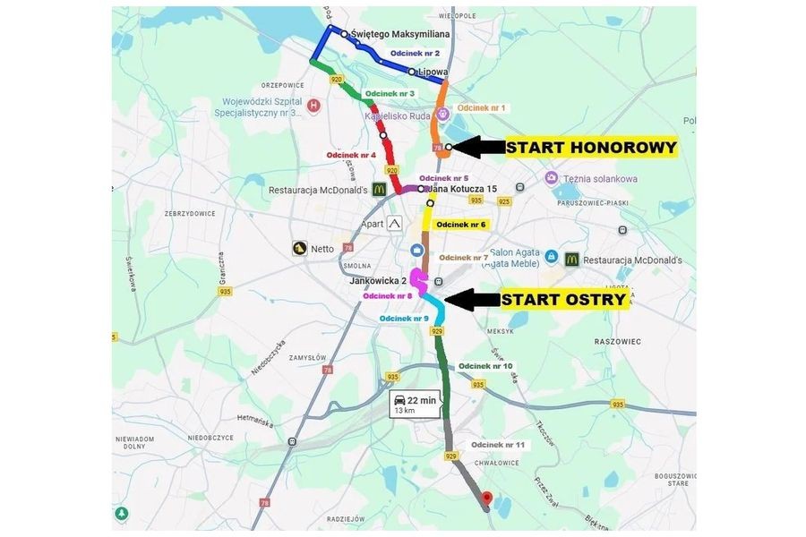4. etap Tour de Polgne startuje w Rybniku: 7 sierpnia będą utrudnienia