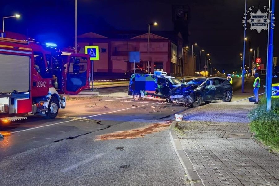 Trzy osoby ranne w wypadku: pijany sprawca jechał pod prąd!