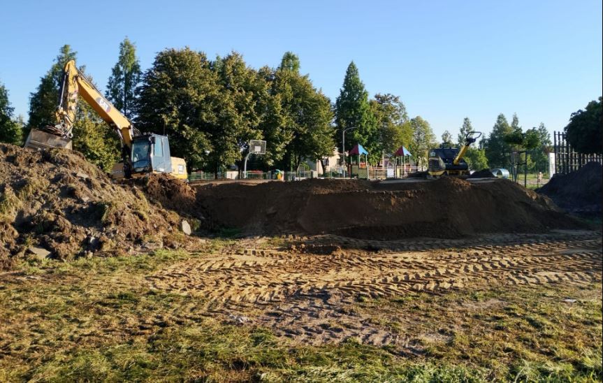 Plac Budowy Na Ul. Marcina W Bieruniu - To Efekt Budżetu Obywatelskiego