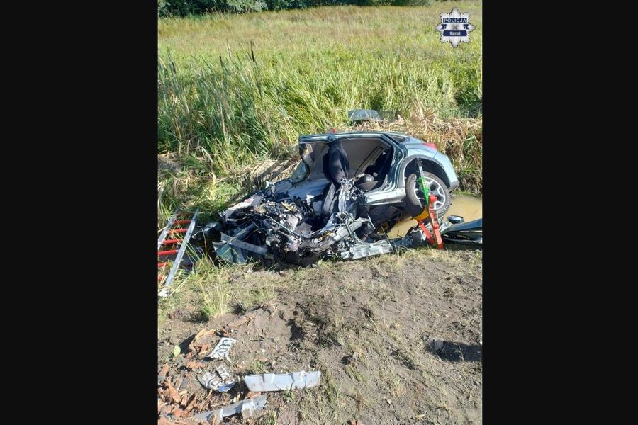 Wypadek W Bieruniu - Kierowca Zginął Na Miejscu