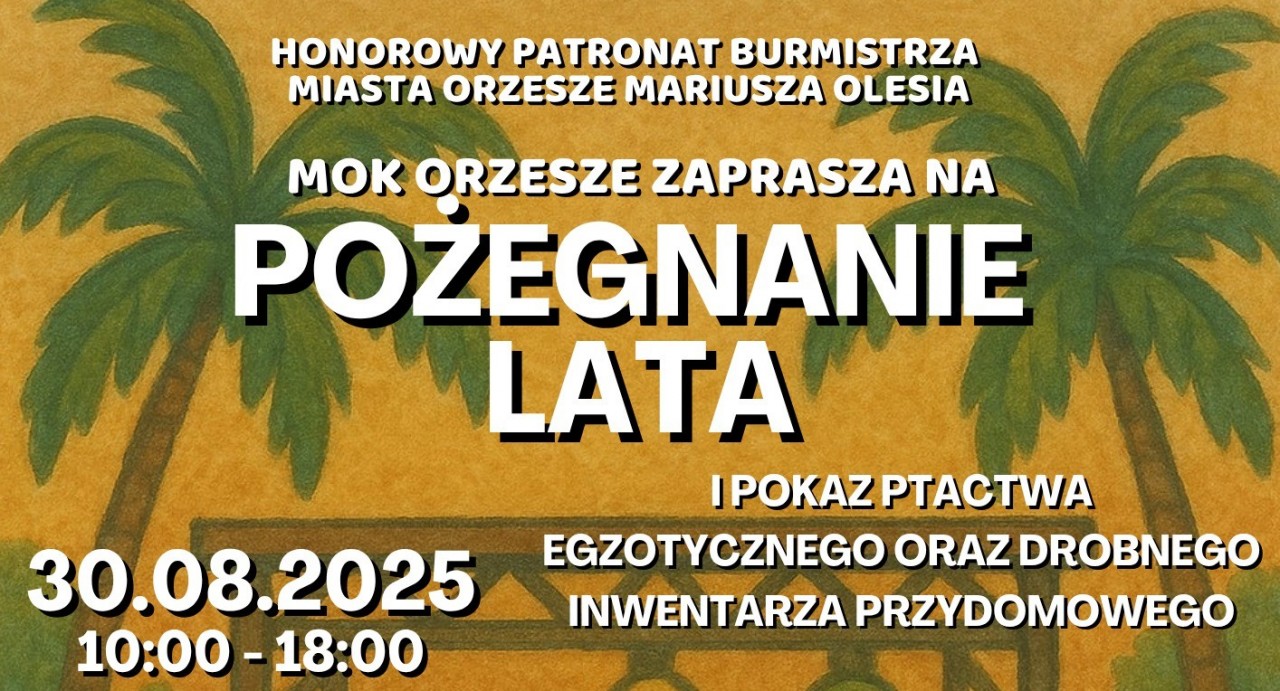 Pożegnanie Lata 2025 W Orzeszu – Atrakcje, Muzyka I Zabawa Na Świeżym Powietrzu