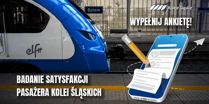 Koleje Śląskie robią badania. O co pytają pasażerów? Fot. KŚ