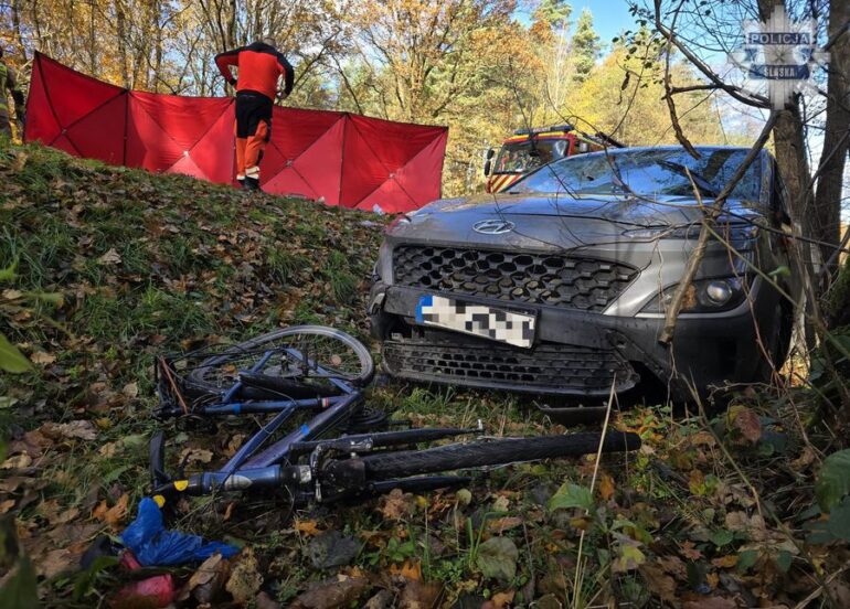 Poważny wypadek  w Kobiórze, w powiecie pszczyńskim, powoduje utrudnienia w ruchu. Do zdarzenia doszło na ulicy Przelotowej. Droga jest zamknięta.