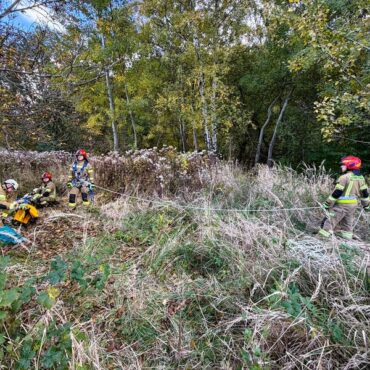 Strażacy prowadzili nietypową akcję w Łaziskach Górnych. Pies wpadł do szybu i głębokości ok. 10 metrów. Bez pomocy ratowników nie było szansy uratowania zwierzęcia. Strażacy nie zawiedli. Wszystko skończyło się dobrze. Zwierzę doznało tylko niegroźnych stłuczeń