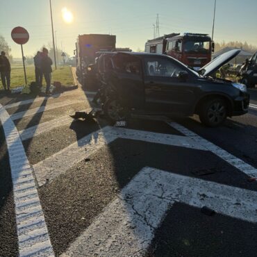 Żołnierze 13. ŚBOT pomogli ofiarom wypadku. Fot. 13. ŚBOT