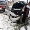 Groźny wypadek w Imielinie. Audi wjechało prosto w słup! [FOTO]