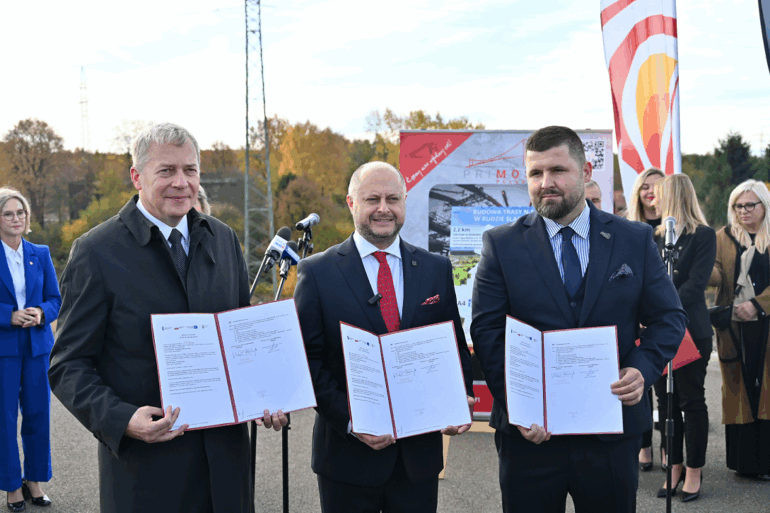 Trasa N-S dojdzie do autostrady A4. Ruszają prace w Rudzie Śląskiej. Fot. UM Ruda Śląska
