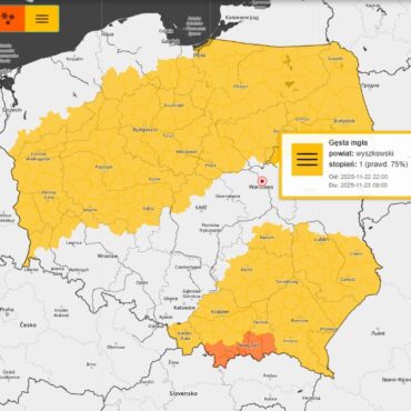 IMGW wydało nowe OSTRZEŻENIE! Dotyczy też części naszego regionu! Fot. IMGW