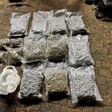 Śląscy policjanci zatrzymali dwóch mężczyzn. Pseudokibice mieli 15 kg narkotyków. Dwaj mężczyźni usłyszeli zarzuty. Grozi im do 12 lat pozbawienia wolności.