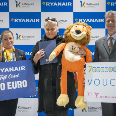 7-milionowy pasażer w Pyrzowicach! To rekord Katowice Airport (fot. Katowice Airport/Piotr Adamczyk)