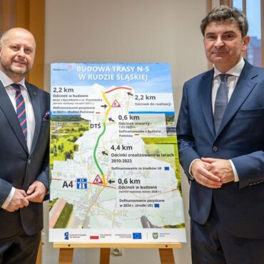Wyjątkowo hojny prezent świąteczny dla rudzkiego samorządu - 77 mln zł! To dotacja na rozbudowę kluczowego połączenia drogowego w regionie, jakim jest trasa N-S w Rudzie Śląskiej.