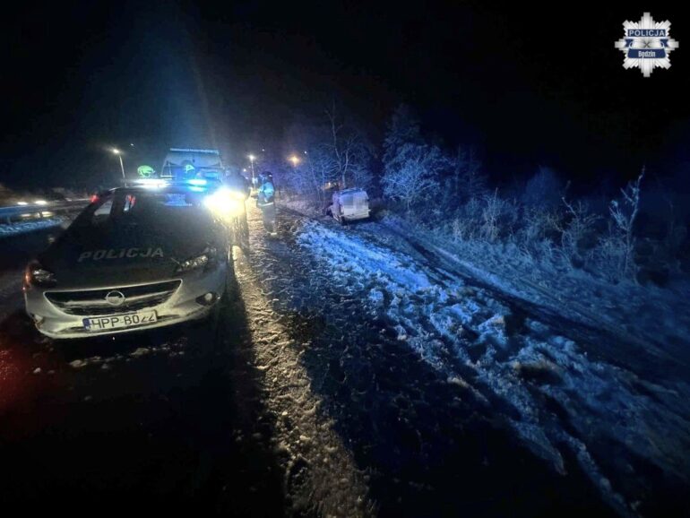 Pijany kierowca namierzony przez policjantów na DK 86 (fot.policja)