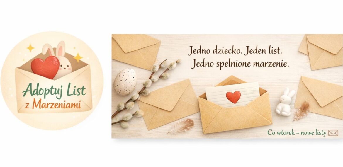 Akcja Adoptuj List z Marzeniami w powiecie mikołowskim. Sprawdź, jak zarezerwować list, przygotować prezent i włączyć się w pomoc dzieciom.