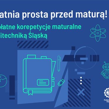 Czas studniówkowych bali minął.  Pora zacząć przygotowania do egzaminu dojrzałości. Swoje wsparcie oferuje Politechnika Śląska. Uczelnia organizuje darmowe korepetycje dla maturzystów.