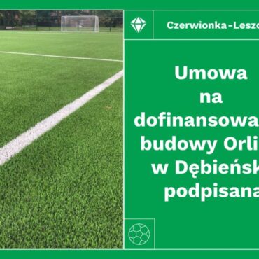 Ministerstwo Sportu i Turystyki przekaże dotacje, a gmina Czerwionka-Leszczyny zbuduje nowy Orlik. Kompleks boisk powstanie w przy ulicy Prostej w dzielnicy Dębieńsko. Ministerialne wsparcie wyniesie 2 mln zł. Koszt całej inwestycji to blisko 5 mln zł.