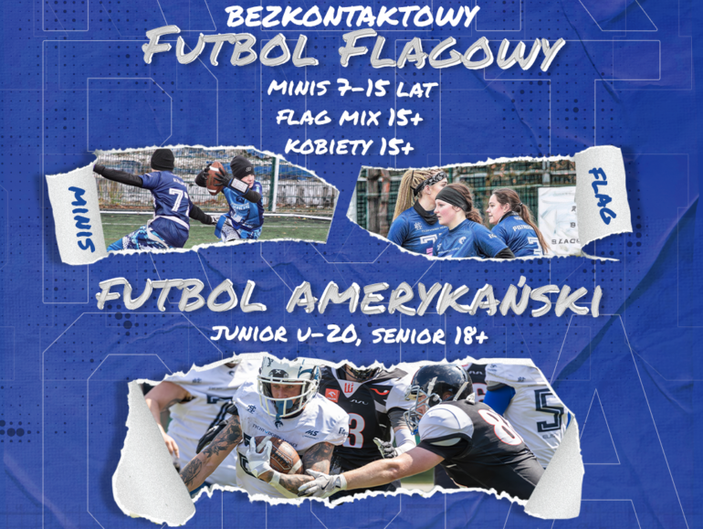 Dzień otwarty Tychy Falcons już 14 marca w SMS Arenie. Spróbuj futbolu amerykańskiego i flagowego. Zajęcia dla dzieci, młodzieży i dorosłych. Wstęp wolny.