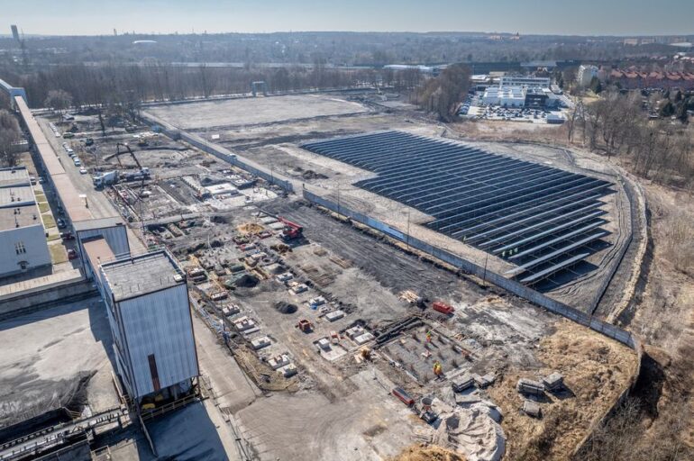 Wielka inwestycja wchodzi na kolejny etap zaawansowania. Park Zielonej Energii w Gliwicach będzie miejscem, gdzie powstawać będzie energia ze słońca, odpadów i magazynu ciepła.