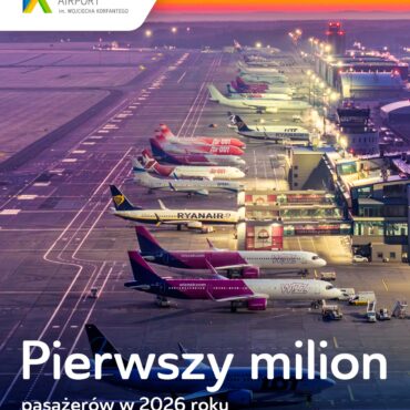 Milionowy pasażer w Katowice Airport w tym roku odprawiony rekordowo wcześnie! Fot. Katowice Airport