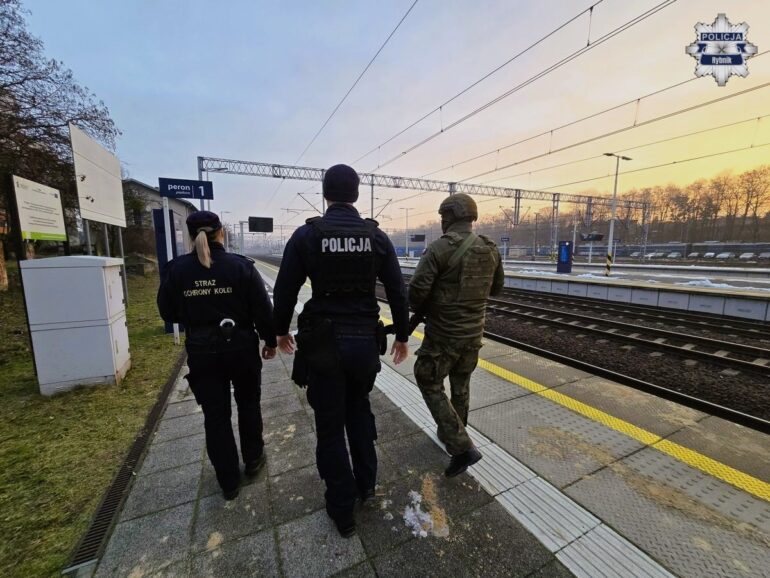 Rail Action Week na Śląsku: 1400 policjantów w akcji, zatrzymania i mandaty. Fot. Policja Śląska