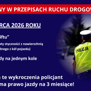 3 miesiące za driftowanie! Wchodzą zmiany w drogowych przepisach. Fot. Policja