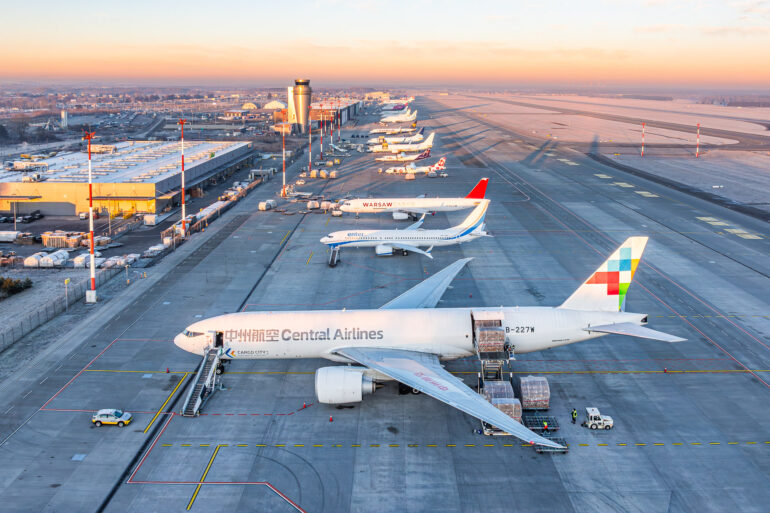 Katowice Airport notuje rekordowy wzrost cargo. Ponad 35% więcej frachtu w 2026. Fot. Piotr Adamczyk