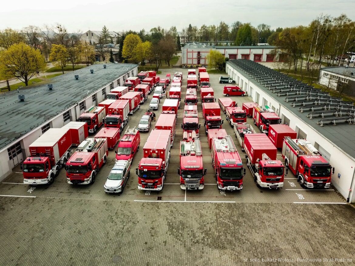 Ćwiczenia Bażoły 2026: strażacy testują gotowość przeciwpowodziową na Śląsku. Fot. KW PSP Katowice