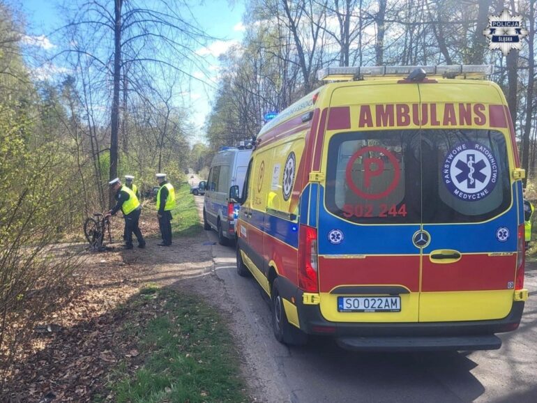 57-letni kierowca, który potrącił posła Łukasza Litewkę, trafił na 3 miesiące do aresztu. Fot. KWP Katowice