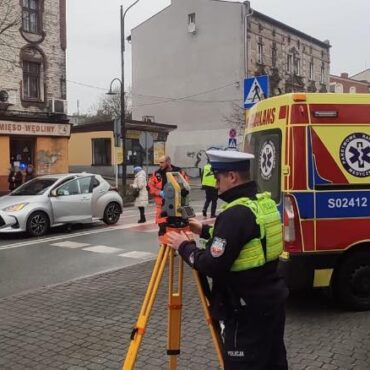 Potrącenie w Piekarach Śląskich. 11-latek pod kołami Toyoty. Fot Policja Piekary Śląskie
