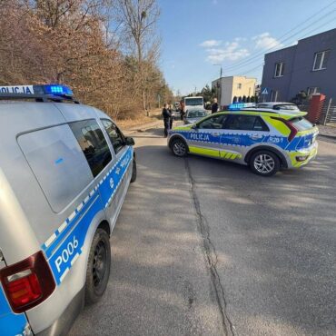 Dramatyczne sceny rozegrały się na ulicach Wojkowic i Będzina. Fot. KPP Będzin