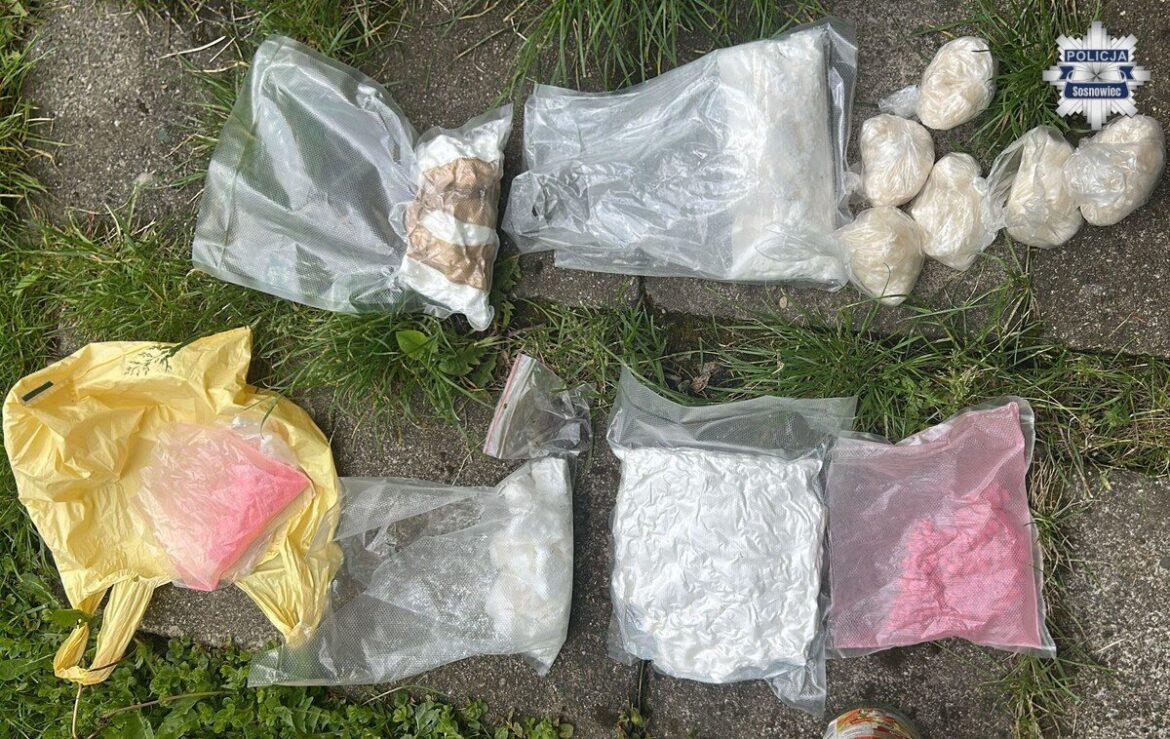 Sosnowiec: policja zabezpieczyła 3,5 kg narkotyków. 29-latek zatrzymany. Fot, KMP Sosnowiec