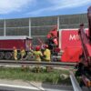 PILNE! Trasa S-1 zablokowana! Wypadek i pożar ciężarówki, na miejscu ląduje LPR! [ZDJĘCIA]