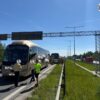 Zderzenie autokarów z dziećmi na A4. Ogromne utrudnienia w Mysłowicach [ZDJĘCIA]