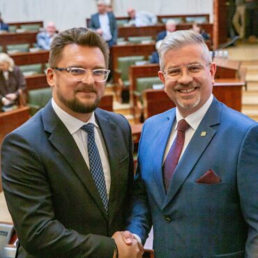 Waldemar Bojarun po ponad 10 latach pełnienia funkcji wiceprezydenta Katowic został wybrany przez Sejmik Województwa Śląskiego na członka Zarządu Województwa Śląskiego. Fot. UM Katowice