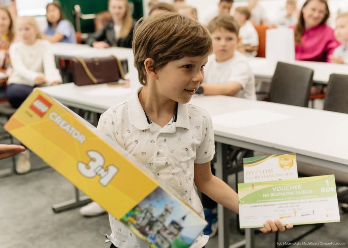 Ma dopiero 7 lat i podbił całą Polskę! Uczeń z Gliwic najlepszy w matematyce. Fot. UM Gliwice
